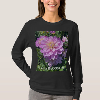 Camiseta de Longa Folha das Mulheres "Que BLOSSOM!