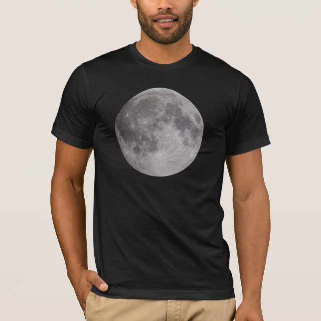 Camiseta de Lua Completa Astronômica (Frente)