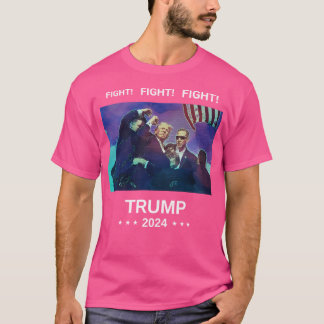 Camiseta De Luta Contra O Trump (Texto Branco)