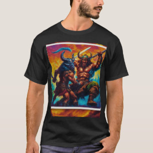 Camiseta de Luta do Rei Bárbaro