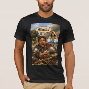 Camiseta de Lutador de Cura Clerical