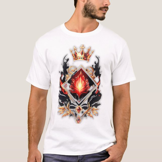 Camiseta de Luxo Millionaire Mindset – Vermelho Pr (Frente)