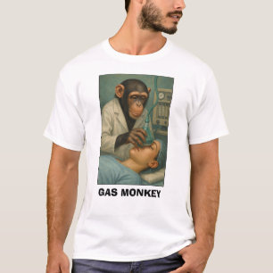 Camiseta de macaco a gás