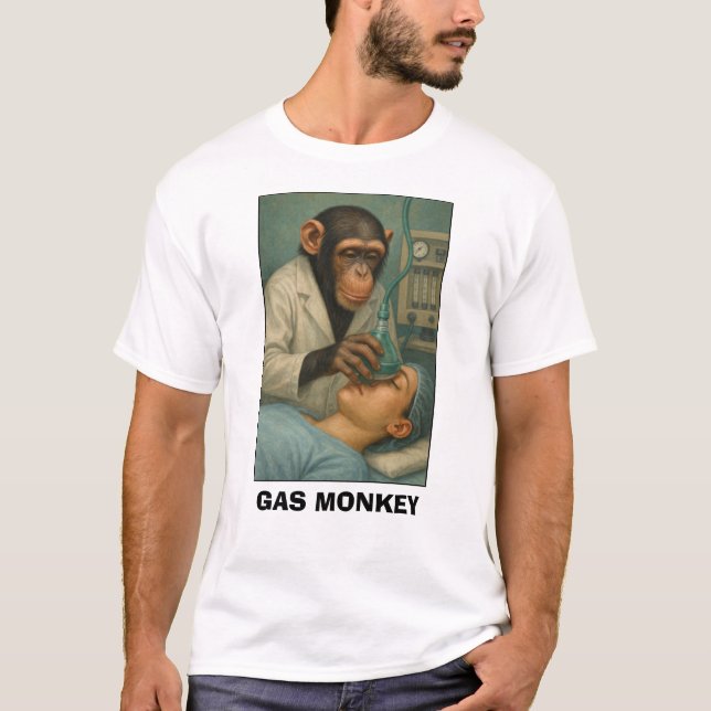 Camiseta de macaco a gás (Frente)