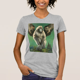 Camiseta de Macaco Voador Vintage