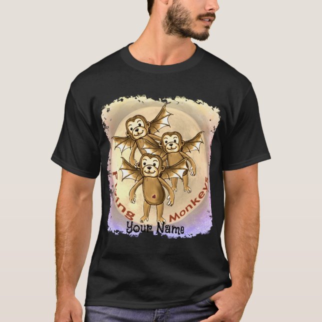 Camiseta de Macacos Voadores (Frente)