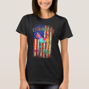 Camiseta de Mãe de Chihuahua Colorida Chi Chi