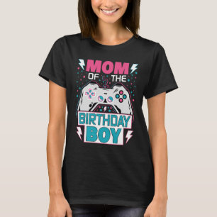 Camiseta de Mãe do Garoto de Aniversário de Jogos
