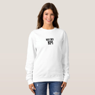 Camiseta de malha com tipografia minimalista Not M