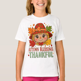 Camiseta de Malha de Outono do Espantalho Grato –