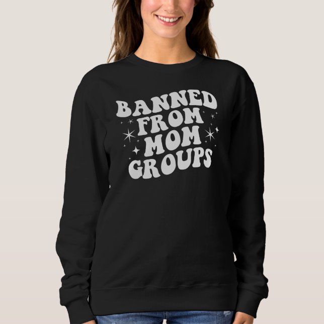 Camiseta de malha engraçada do clube das mães bani (Frente)