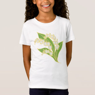 Camiseta de manga Boné para raparigas: Lily do Val