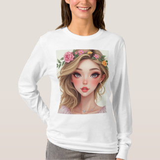 camiseta de manga comprida do influenciador