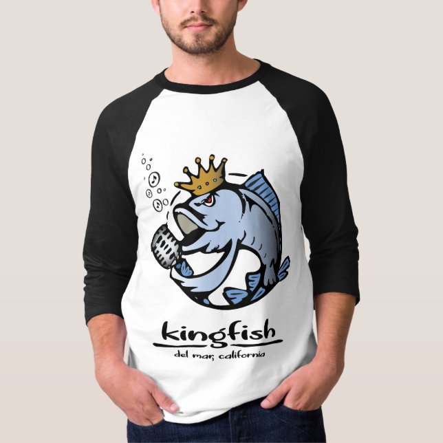 camiseta de manga comprida do kingfish (Frente)