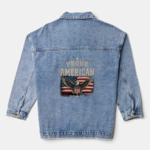 Camiseta de manga comprida Proud American USA Flag