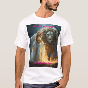 Camiseta de Manga Curta Anjo da Guarda de Deus