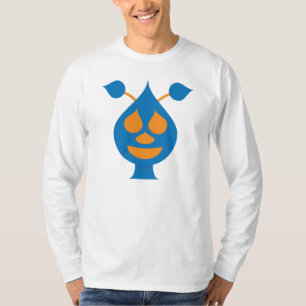 Camiseta de Manga Longa Alien Feliz