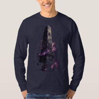 Camiseta de Manga Longa Arte Oculta Obelisco Cósmi