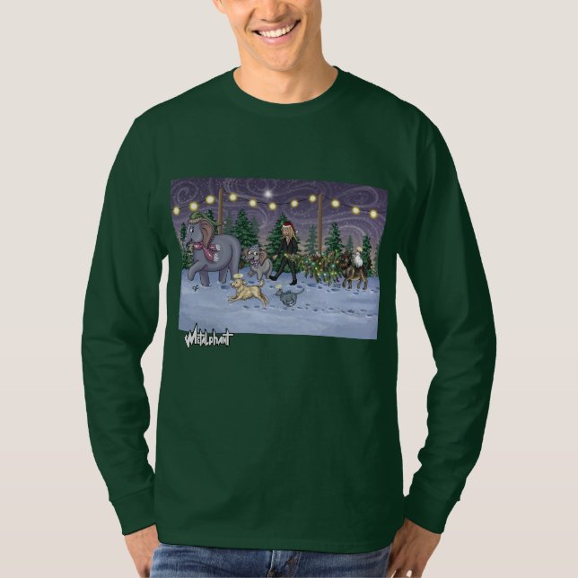 Camiseta de Manga Longa Árvore Genealógica Metalph (Frente)