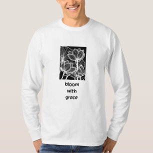 Camiseta de Manga Longa Bloom With Grace