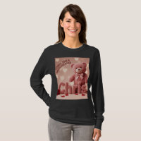 Camiseta de manga longa Chris Teddy Bear Love