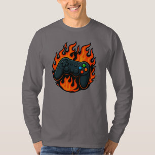 Camiseta de Manga Longa Console de Jogos
