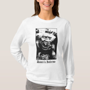 Camiseta de manga longa das damas do Inferno de Da