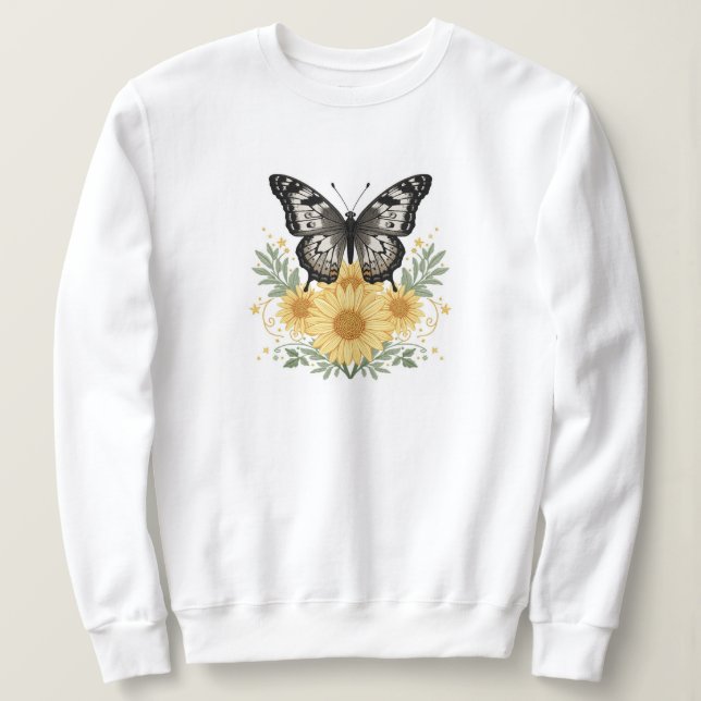 Camiseta de Manga Longa Dia das Mães Foto Personal (Frente do Design)