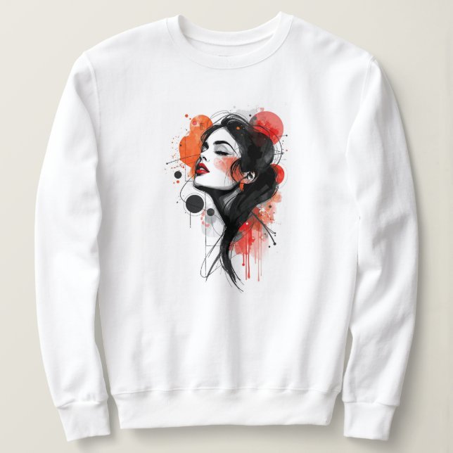 Camiseta de Manga Longa Dia das Mães Foto Personal (Frente do Design)
