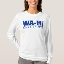 Camiseta de Manga Longa Feminina da Turma de 1977 