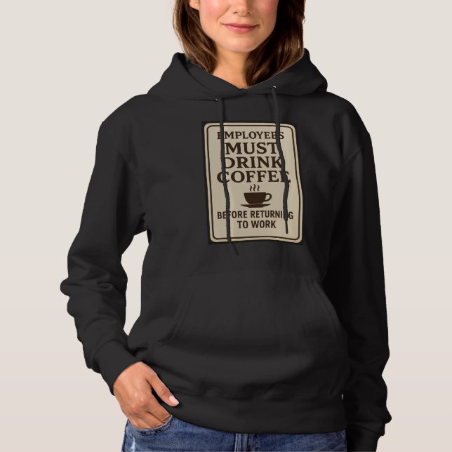 Camiseta de Manga Longa Funcionários Devem Beber C (Frente)