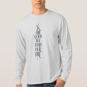 Camiseta de Manga Longa Inspirada no Inverno