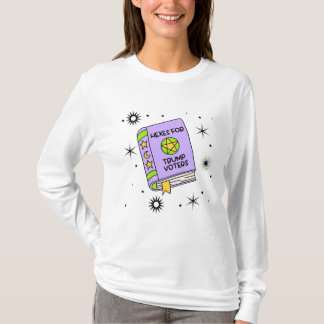 Camiseta de manga longa Maldições para eleitores d