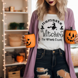 Camiseta de Manga Longa Namaste Witches