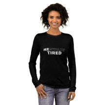 Camiseta de Manga Longa para Mulheres Mentalmente