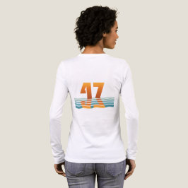 Camiseta de manga longa para mulheres Sunset 47 Ve