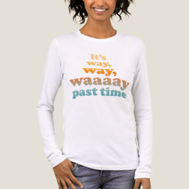Camiseta de manga longa para mulheres Sunset 47 Ve