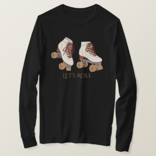 Camiseta de Manga Longa Patins de Roda