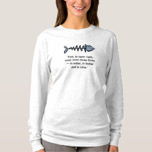 Camiseta de manga longa "Peixe de melhor sabor div