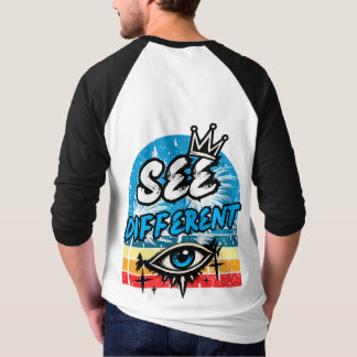Camiseta de Manga Longa Retro See Different