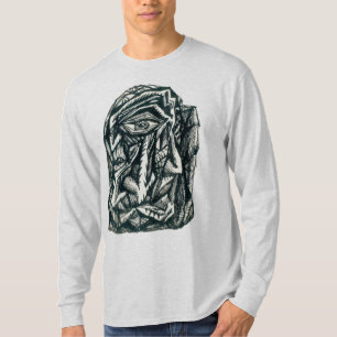 Camiseta de manga longa triunvirada