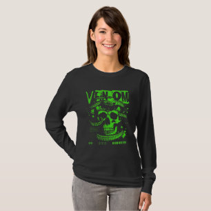 Camiseta de Manga Longa Veneno Radioativo das Mulh