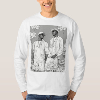 camiseta de mangas compridas para rapazes