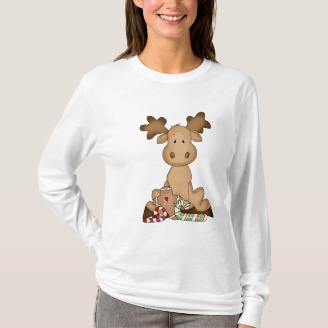 Camiseta de mangueira de Natal Nano Long Sleeve (Frente)
