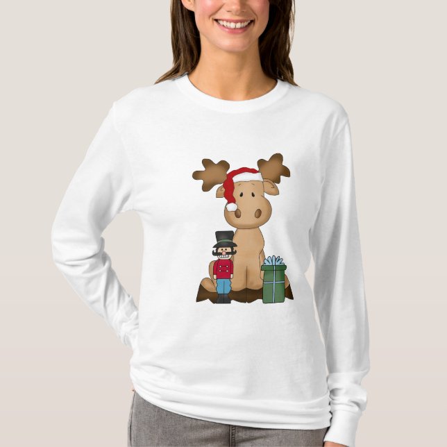 Camiseta de mangueira de Natal Nano Long Sleeve (Frente)