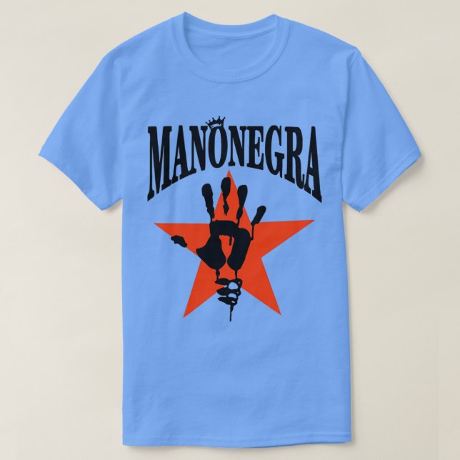 Camiseta de Mano Negra (Frente do Design)