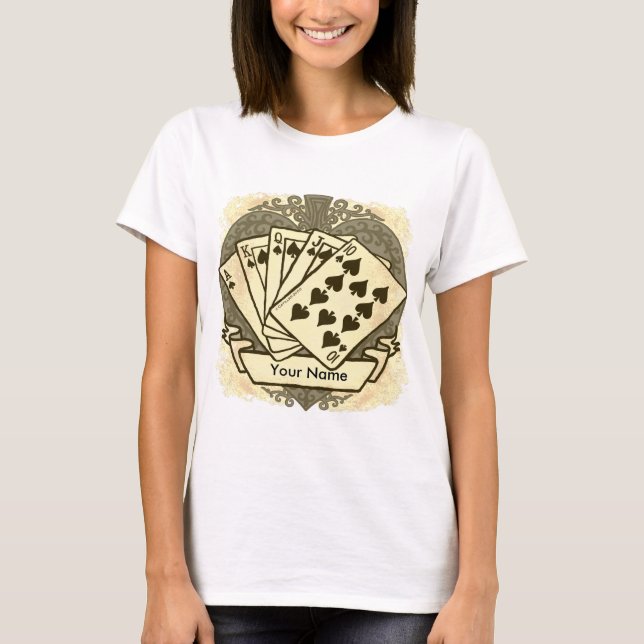 Camiseta de mão de pôquer boa (Frente)