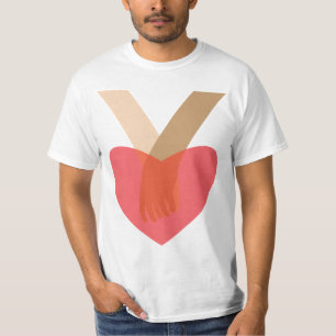 Camiseta De mãos dadas