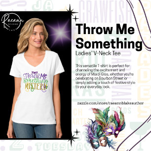 Camiseta de Mardi Gras "Me Jogue Algo, Senhor"