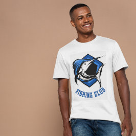 Camiseta de Mascote de Jogos Azul